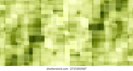 Abstraktes pixeliertes Muster in Grüntönen. Minimalistische digitale Kunst mit Fokus auf Textur und Form.