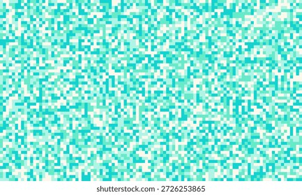 Abstractas patrón pixelado turquesa y blanco.  Perfecto para fondos de Sitio web, arte digital, diseños textiles o para crear una estética moderna y vibrante.