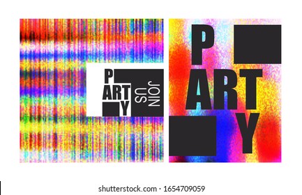 Abstract pixeling colorful backgrounds. Design cover. Vector illustration