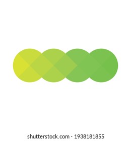Abstract pixelized mosaic logo design