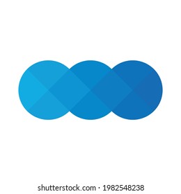 Resumen del diseño del logotipo de mosaico pixelado