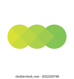 Abstract pixelized mosaic logo design