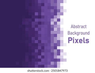 Abstract pixels background purple gradient colors geometric texture vector illustration