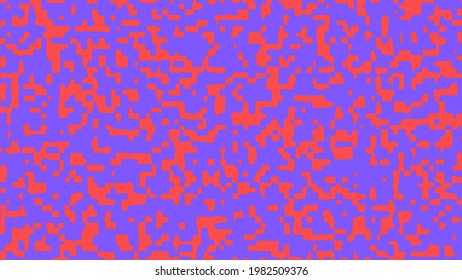 Resumen de píxeles de fondo en colores púrpura y rojo, ilustración vectorial.