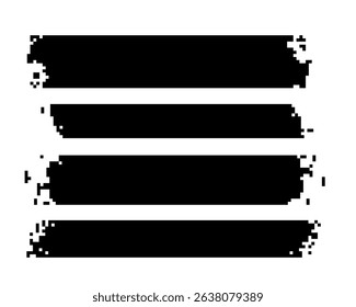 abstract pixilated halftone dotted pattern in retro style vector