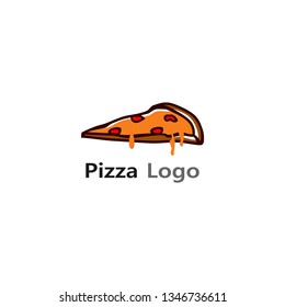Abstract Pizza Logo Design Vector Image