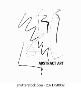 impresión de colocación abstracta para camiseta. impresión abstracta a mano.