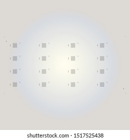 Abstract placement of solder mask for components (IC CHIP). Black for solder paste PCB components on white  background