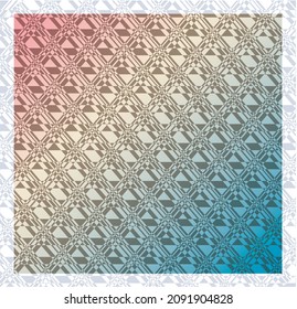 Abstract Plaid background in geometric ornamental style. Clothes, tablecloths,  quilts, and other textile products. Vector illustration EPS 10