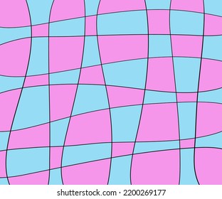 Resumen de fondo plano. rosa y azul.