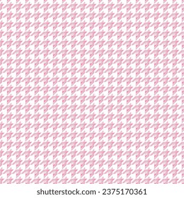 Resumen de los controles de plasto Houndstoth Seamless Pattern, In Flamingo pink, Natural desnude tela y textil, eps10 vectorial para pañuelo, manta, otras modernas huellas de invierno de primavera otoño.