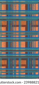 Abstract plaid fabric with seamless set