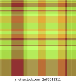 Fundo de padrão de xadrez abstrato. Paleta de cores verde, marrom e laranja. Use para textura, papel de parede, tecido ou elemento de design. Versátil contemporânea.