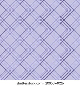 abstract plaid seamless pattern, light purple background good for shirt.