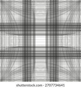 Abstract plaid texture. Thin line pattern. Geometric Vector background. Grid mesh graphic.