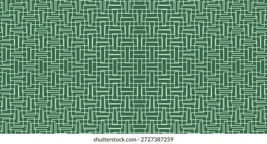 Abstractas a cuadros con patrón de repetición de tejido de sarga. Patrón sin fisuras de tartán a cuadros en verde simple