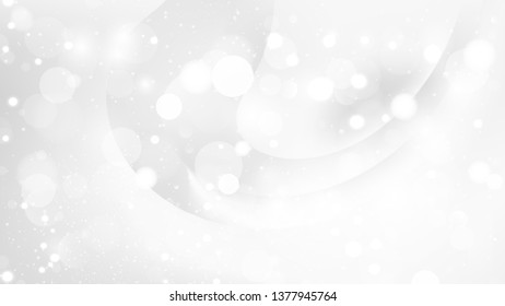 Abstract Plain White Defocused Lights Background
