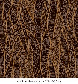 Abstract plaited seamless texture. Ornamental endless pattern, template for design and decoration