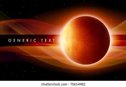 Abstract Planet Design