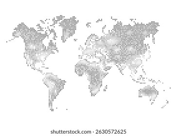 Abstractas Planeta Tierra Mapa del Mundo. Ilustración de fondo de red global