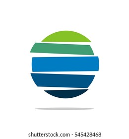 Abstract Planet Sphere Logo Template Illustration Design. Vector EPS 10.