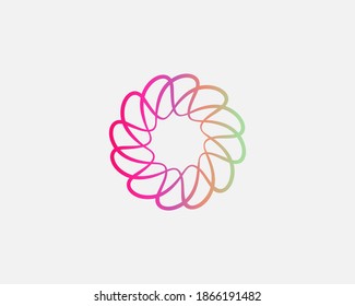 Planeta abstracta, plantilla de diseño de logotipo estrella. Logotipo de símbolo de icono de la aplicación de energía universal atom.