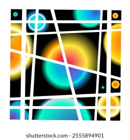 abstract planet vector design with stunning gradient colors for book covers, logos, wallpapers, banners and others