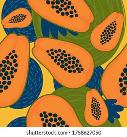 Resumen del fondo de la planta. Plantilla dibujada a mano para tarjeta de cumpleaños, invitación de fiesta de verano, venta de temporada, publicidad moderna de arte galar, foto de camiseta o impresión de bolsos, etc. 