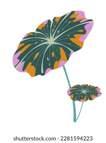 abstract plant flowers, trees that have many color choices