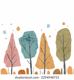 abstract plant illustration for decoration
