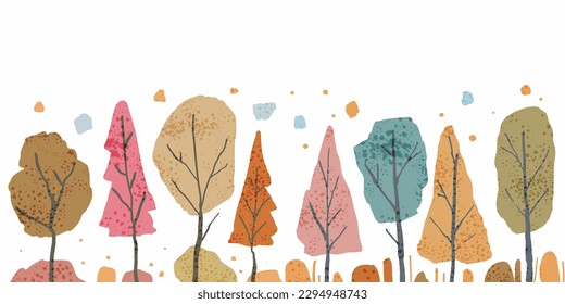 abstract plant illustration for decoration