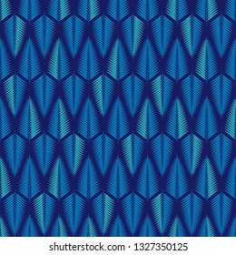 Abstract plant illustration pattern