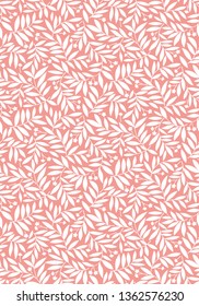 Abstract plant illustration pattern