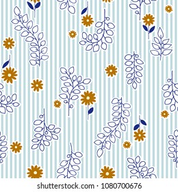 Abstract plant pattern.
I designed a plant abstractly,
This painting continues repeatedly seamlessly.
