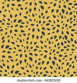 Abstract plant seamless pattern. 
