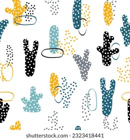 Abstract plant surface pattern seamless background vector illustration for fashion,fabric,wallpaper and print design
