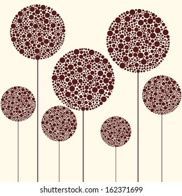 abstract plant - vector illustration