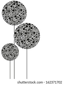 abstract plant - vector illustration