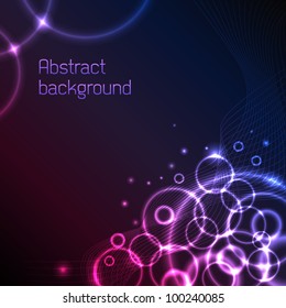 Abstract plasma background