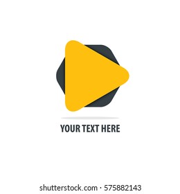 Abstract Play Logo For Company or Brand