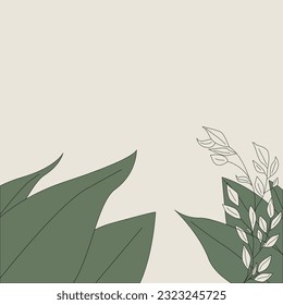 Abstract Playful Background Square Design Organic