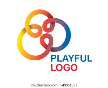 Abstract playful logo