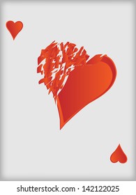 Abstract playing cards symbol