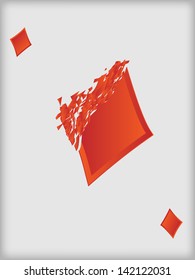 Abstract playing cards symbol