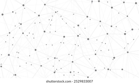 Abstract Plexus mesh geometric background. Dots or circles connected by lines. Technology abstract background. Minimalist mesh backdrop. Abstract polygonal shape.