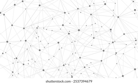 Abstract Plexus mesh geometric background. Dots or circles connected by lines. Technology abstract background. Minimalist mesh backdrop. Abstract polygonal shape.