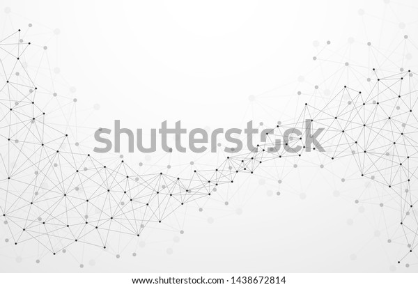 Abstract plexus technology\
futuristic network background with contrast level. Vector\
illustration