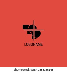 Abstract plus logo. Simple logo design
