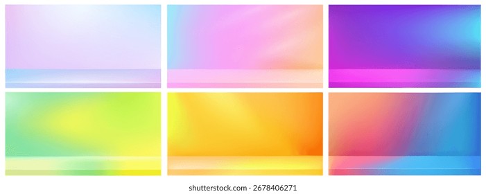 Abstractas fondos podio con