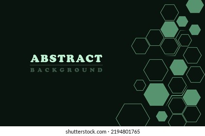 abstract poligon background green color